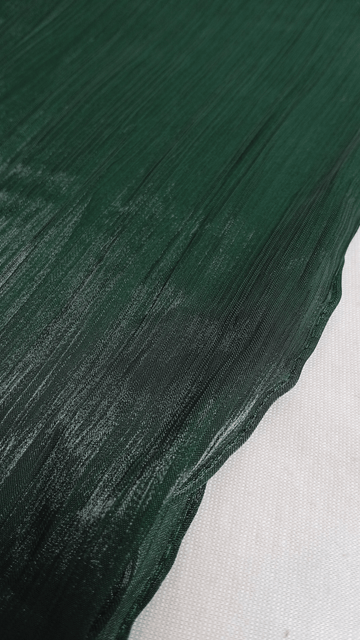 Organza Sheen Silk - Bottle Green